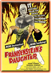 Frankenstein's Daughter poster